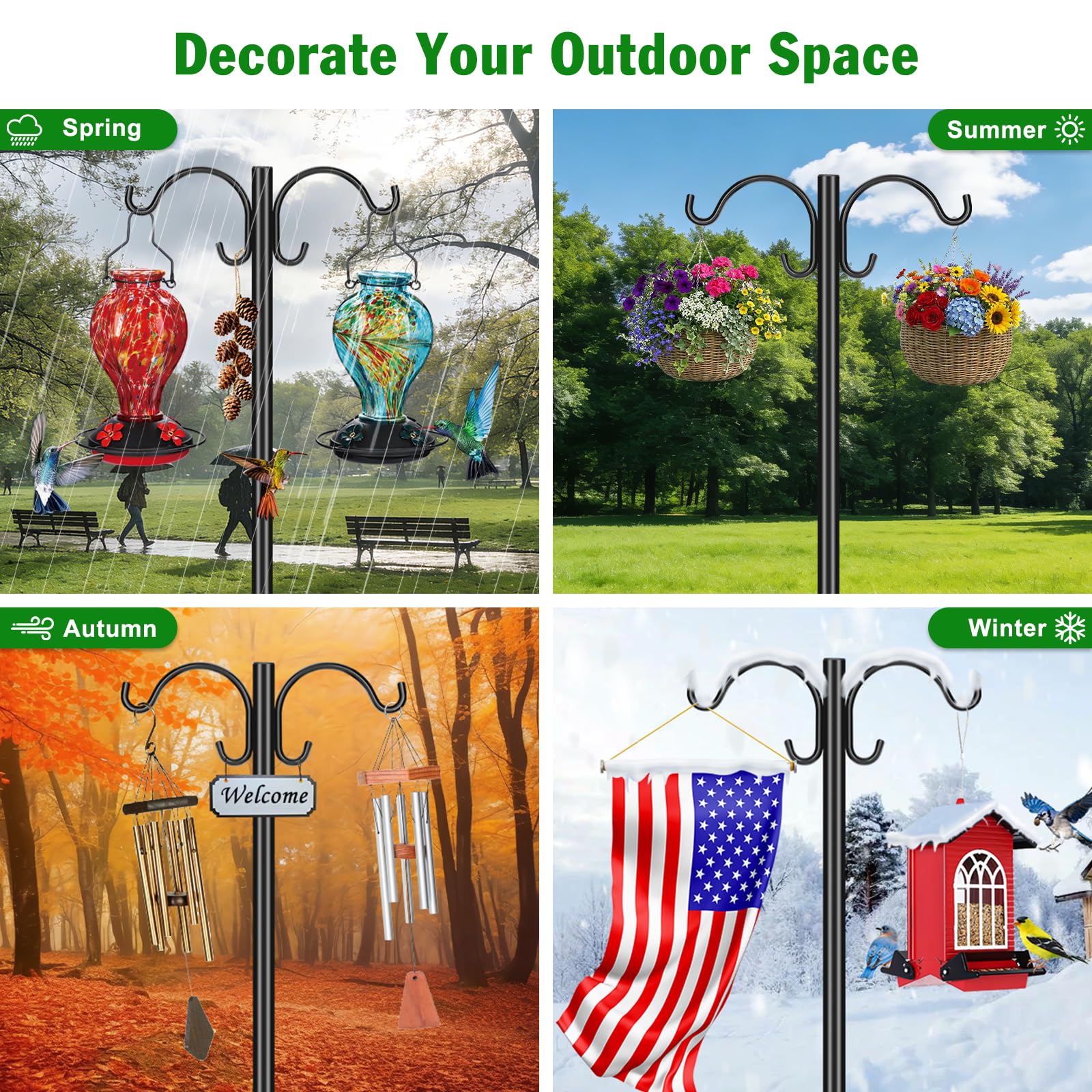 Tegarbed pair installed in garden bed with feeders, enhances outdoor living spaces