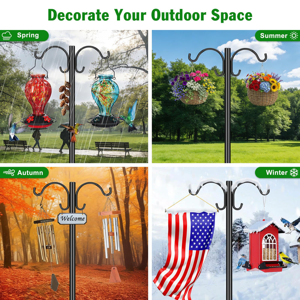 Tegarbed pair installed in garden bed with feeders, enhances outdoor living spaces