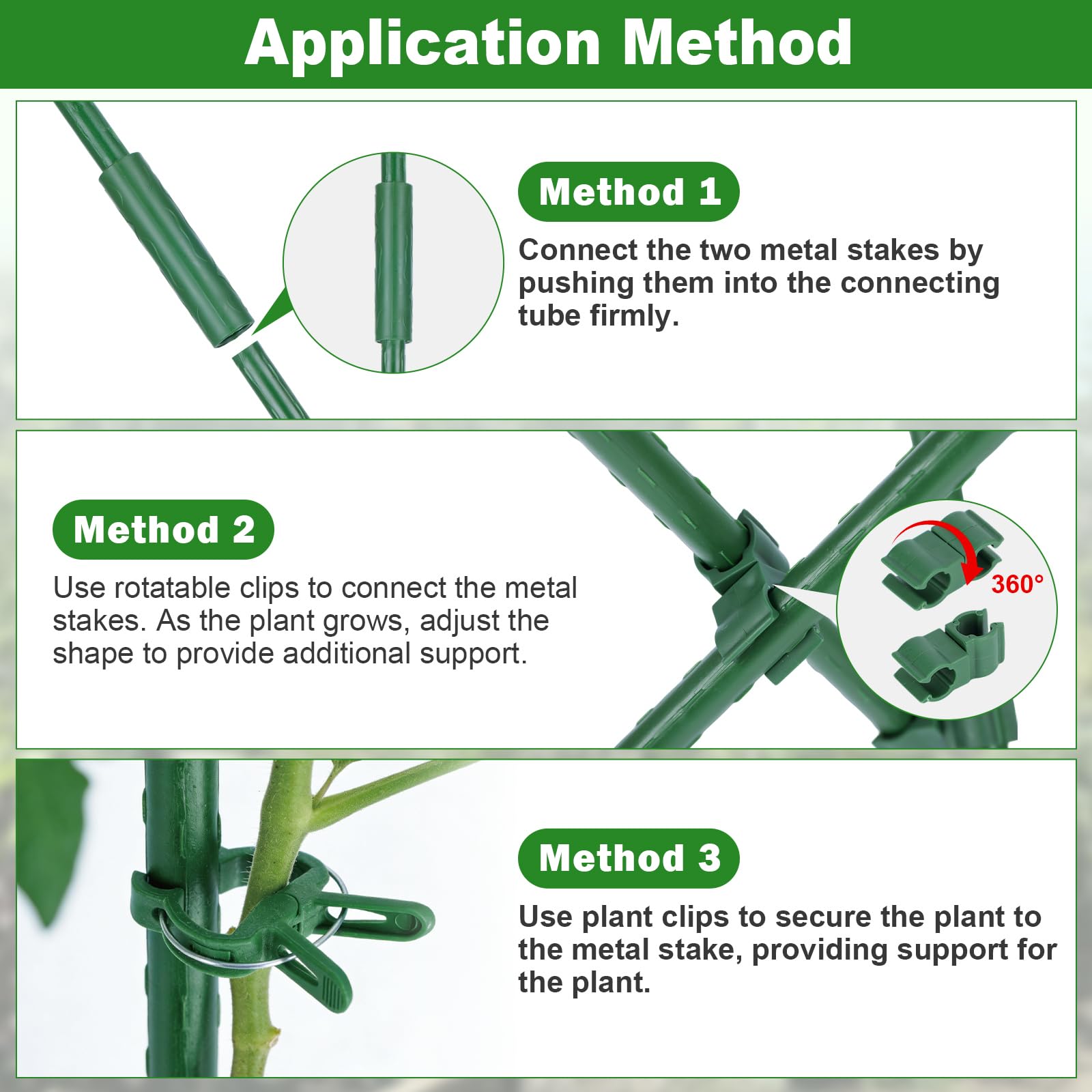 Tegarbed pointed tip inserted in soil for easy installation