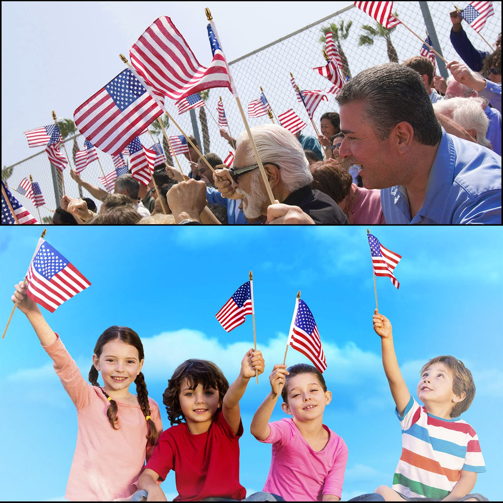 Tegeme kids in classroom waving flags, ideal for school activities