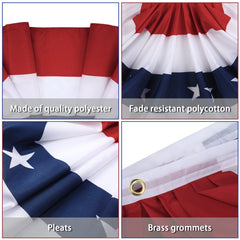 Tegeme grommet and reinforced header detail for secure weather-resistant hanging