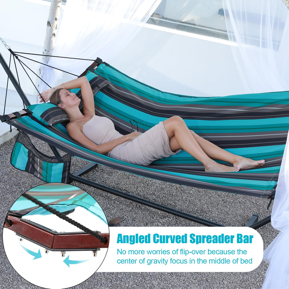 TEGERDEGER nylon rope and hardware close shot showing secure outdoor suspension