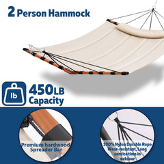 TEGERDEGER nylon rope and reinforced hardware close-up for durable secure suspension