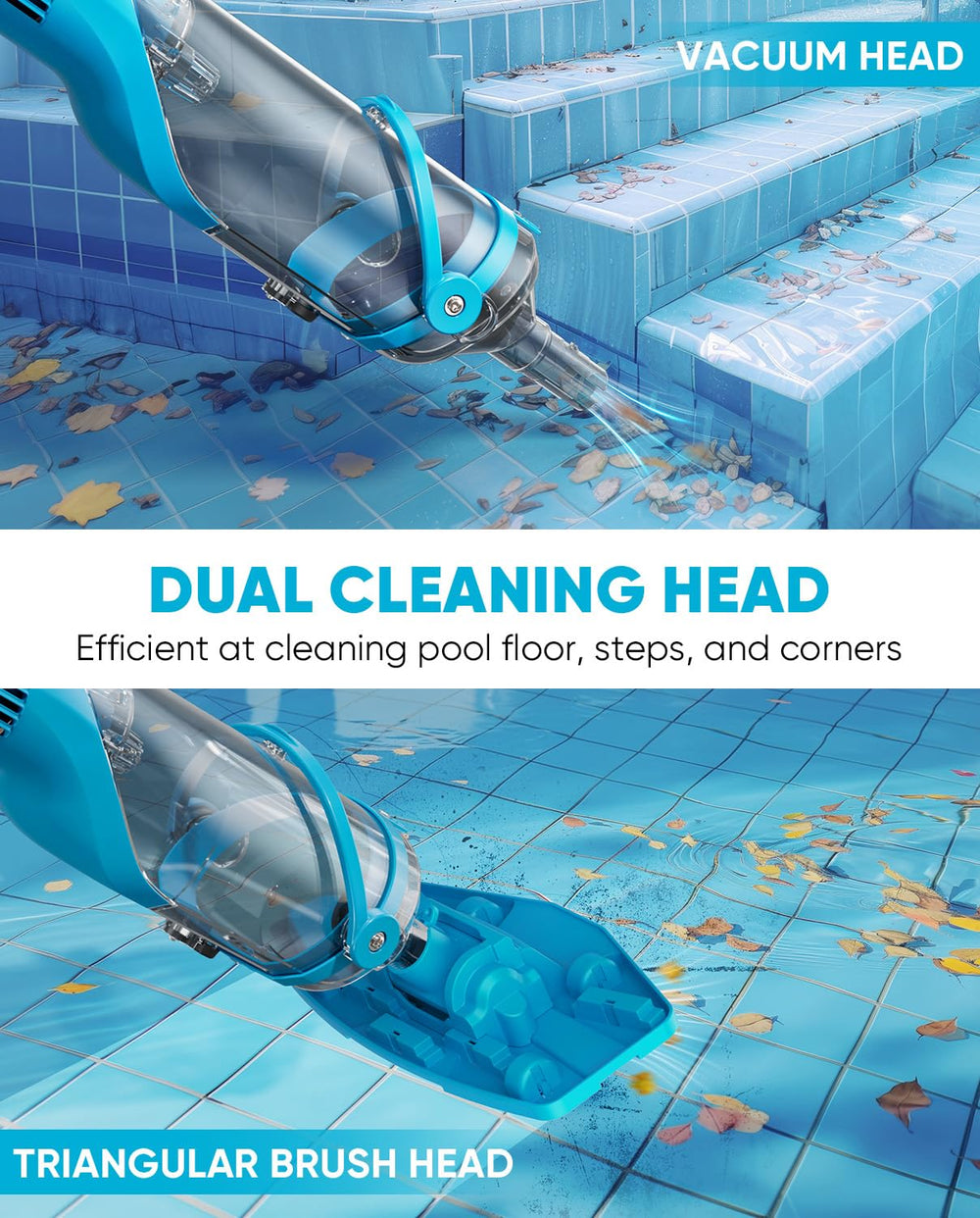 Teguy lifestyle deckside cleaning demonstrating quick, cordless convenience
