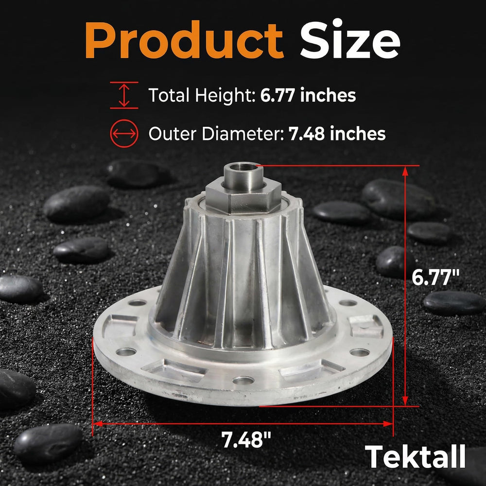 Tektall close-up of pre-lubricated bearing showing smooth operation benefit