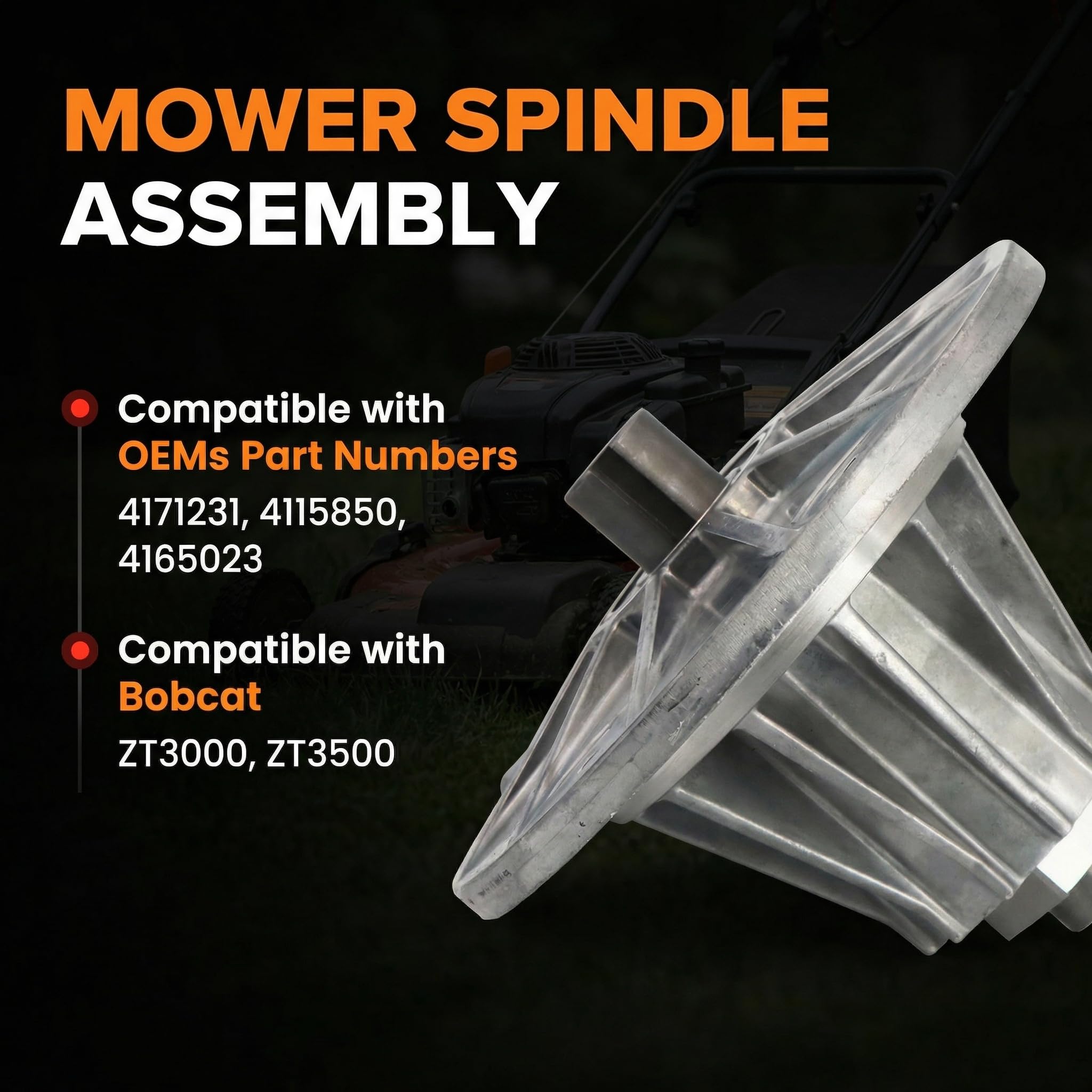 Tektall side profile highlighting shaft and mounting points for reliable fit