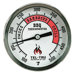 Tel‑Tru BQ300 front dial showing anodized zoned scale for fast temperature reading