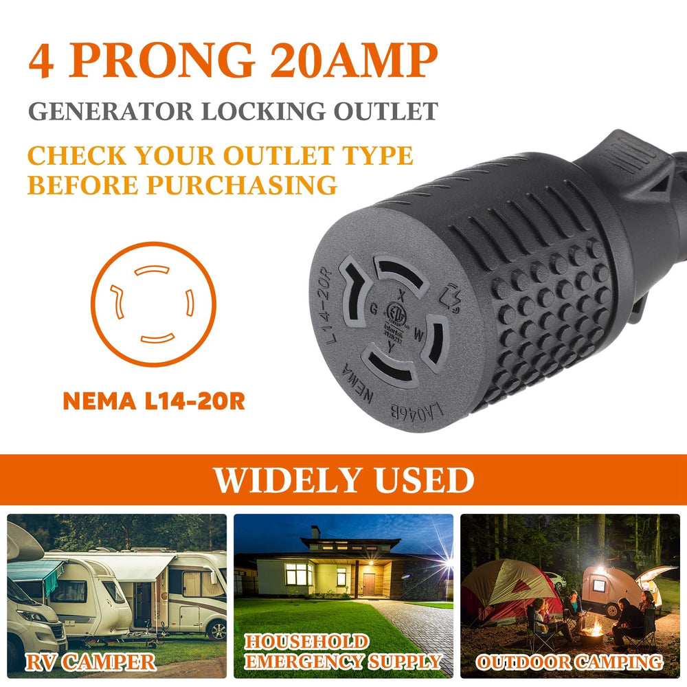 Tellegloww connected to generator and transfer switch for safe power transfer benefit