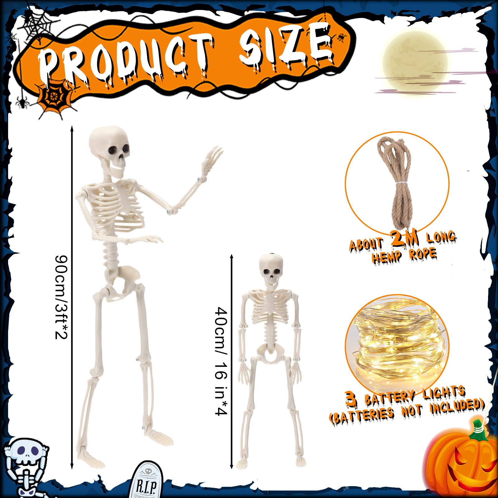 Tellingyou close-up of 16-inch skeleton joints, adjustable positions for creativity