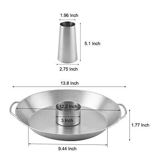 Tellshun can insert filled with herbs and liquid showing flavor infusion benefit during roasting
