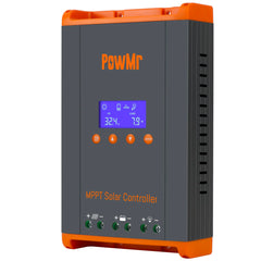 Temank PowMr front panel with LCD showing system data for easy monitoring