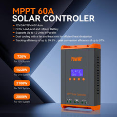 Temank PowMr die-cast aluminum side detail offering durable heat dissipation