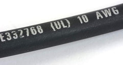 TEMCo Industrial detail of XLPE insulation texture, demonstrating UV and weather resistance for outdoor use