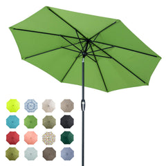 Tempera front view showing full 10ft canopy for broad shade