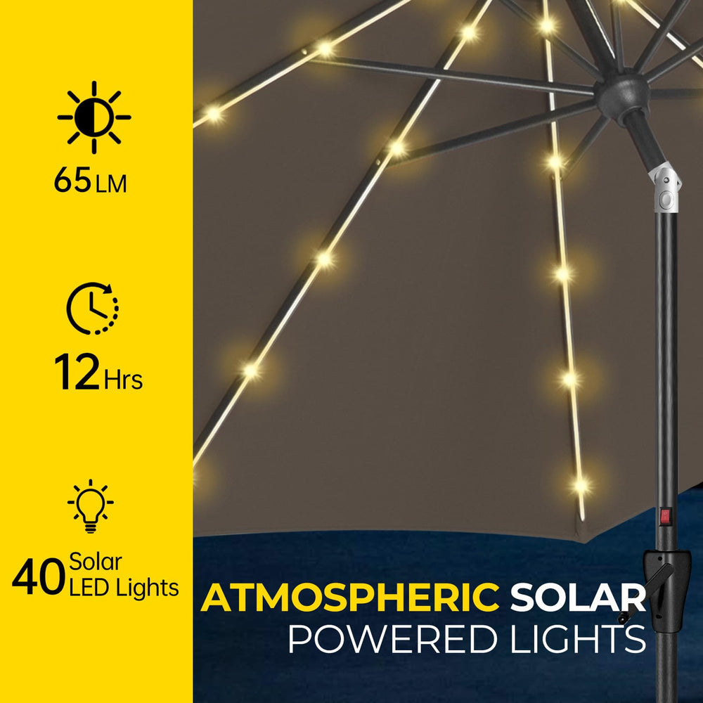 Tempera protected LED tube close-up providing even, soft patio lighting