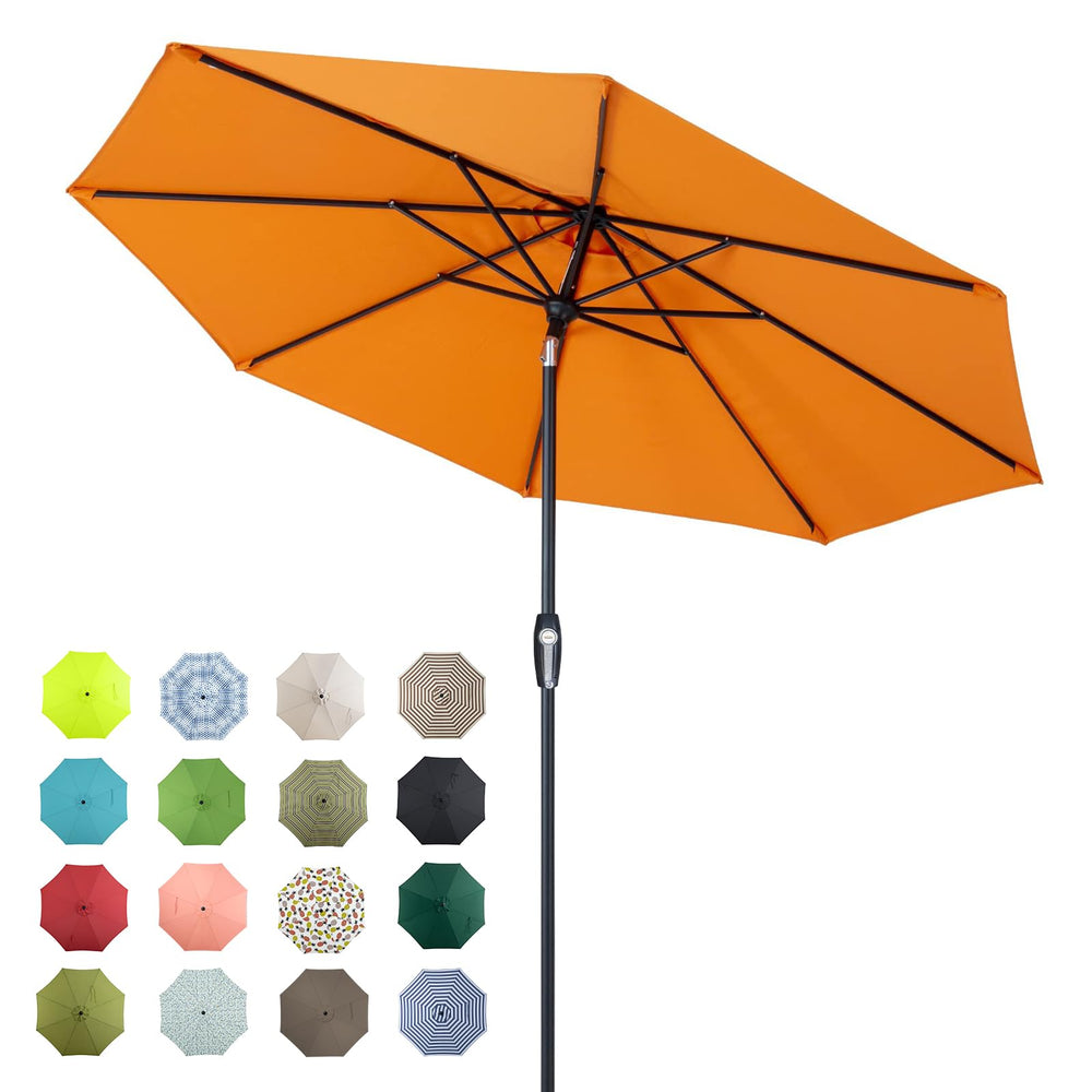 Tempera front view brick canopy showing wide shade coverage and stylish protection