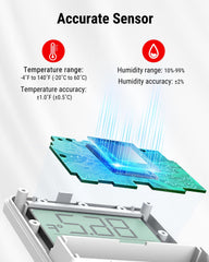 TempPro app graph view on smartphone, benefit of one-year data tracking