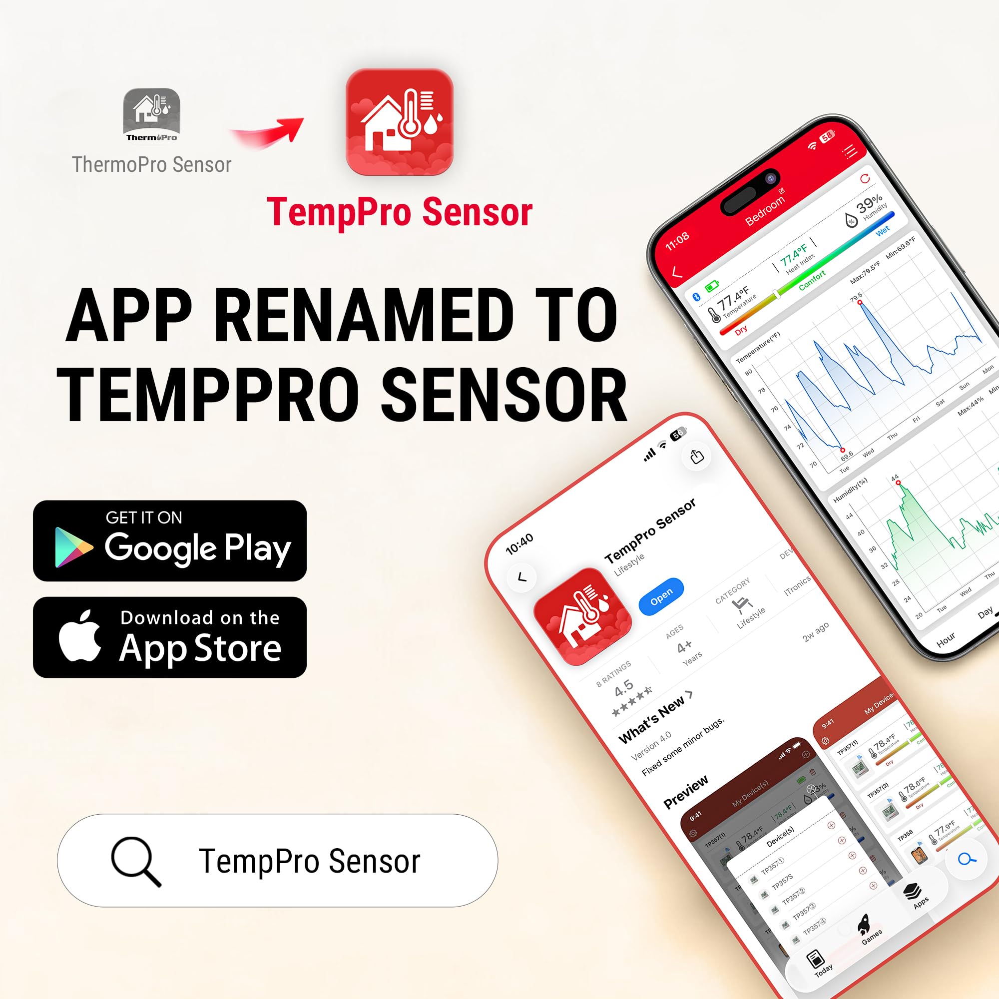 TempPro TempAir sensor vents close-up for accurate humidity and temperature