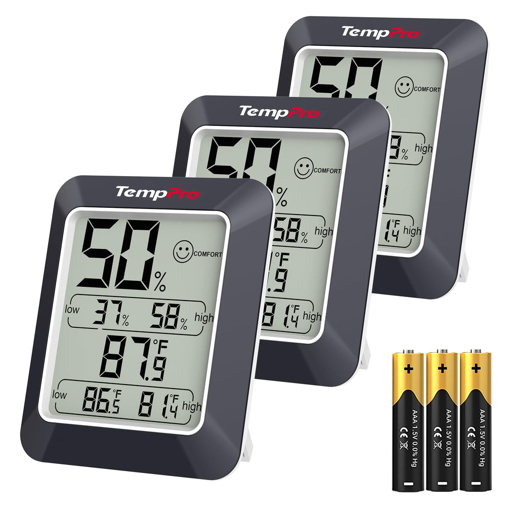 TempPro TempAir front display showing temperature and humidity for quick monitoring