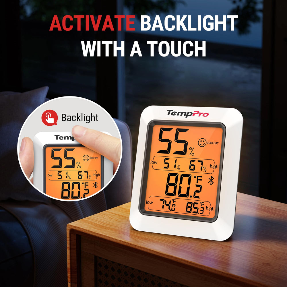TempPro demonstrating Bluetooth range for reliable wireless monitoring