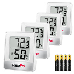 TempPro TP49 front display showing clear temperature and humidity for quick reading