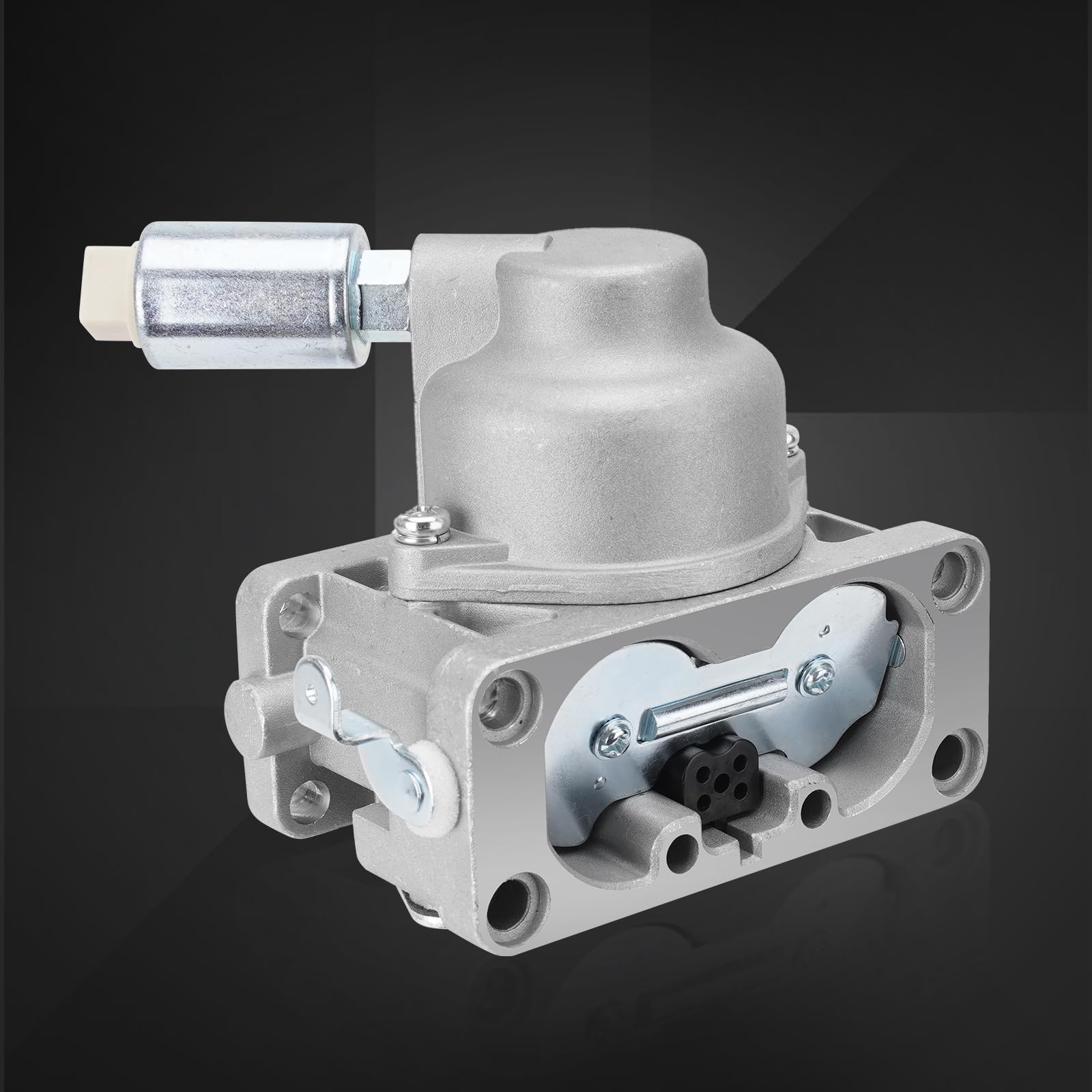 TEMSONE carburetor next to ruler showing scale for correct sizing and compatibility check