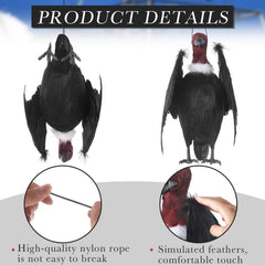 Tenceur wings adjusted perch mode demonstrating poseability for varied displays