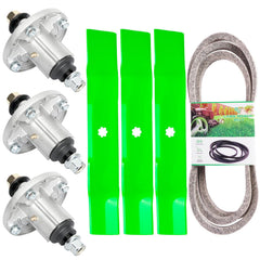 TENGMUJX front packaging showing full 48-inch deck rebuild kit and benefits