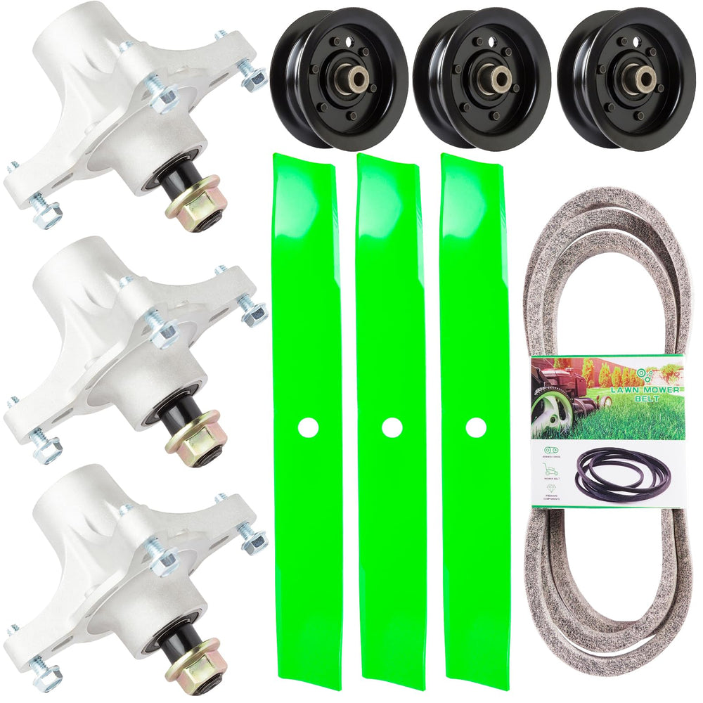 TENGMUJX 50-inch kit front view showing all included parts and easy replacement