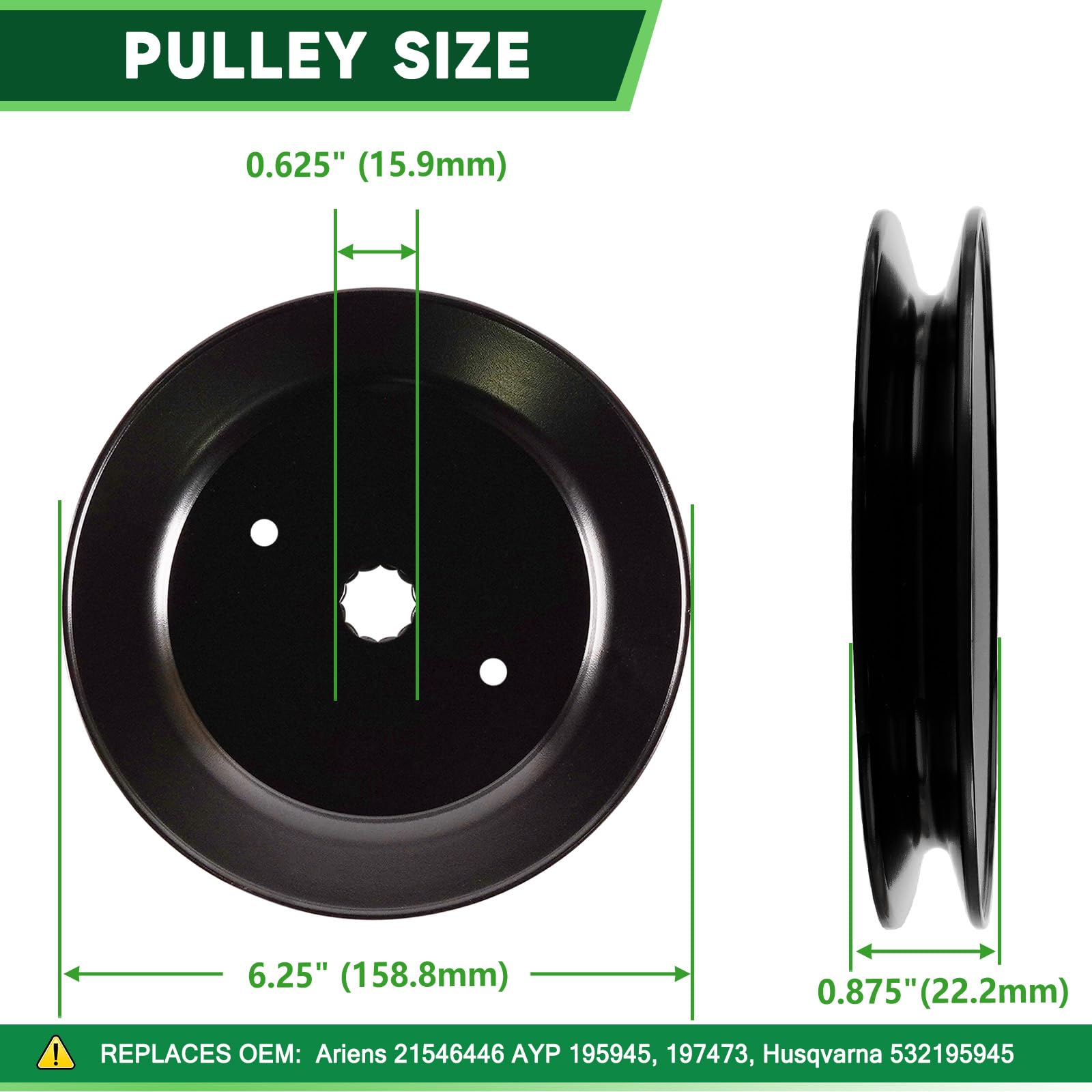 TENGMUJX belt and pulley assembly demonstrating correct alignment and smooth drive