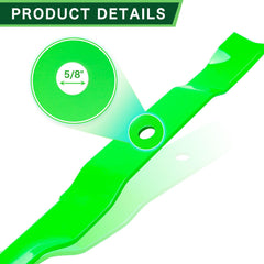 TENGMUJX blade mounting hole detail showing exact OEM-compatible pattern