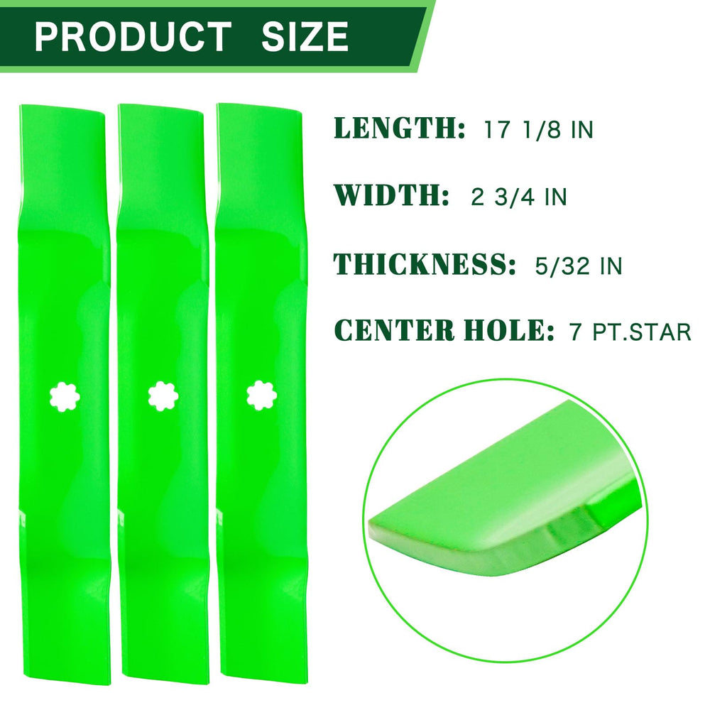 TENGMUJX close-up of blade profile highlighting high-lift shape for better bagging