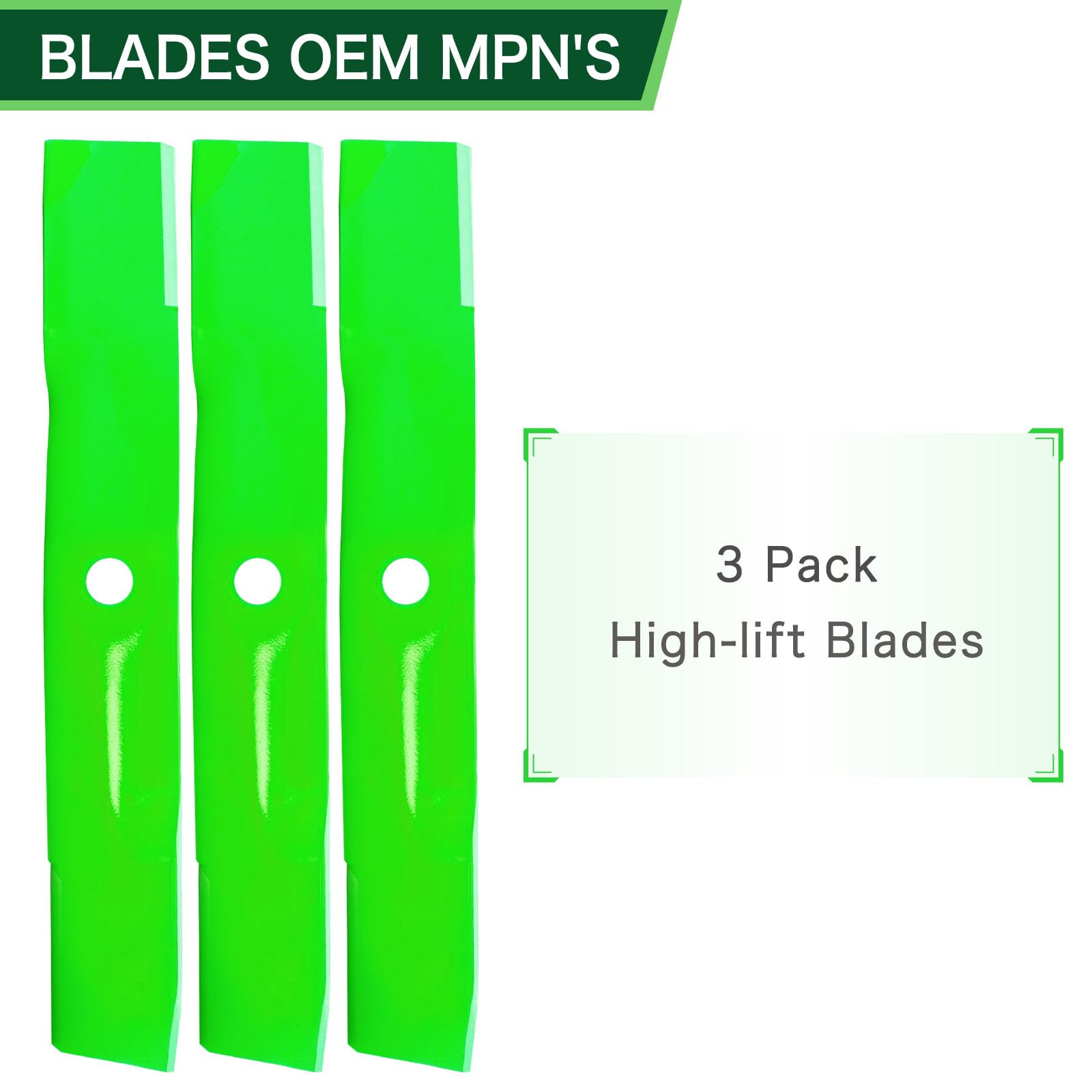 TENGMUJX blade with ruler showing 17-1/4 inch length for accurate fit