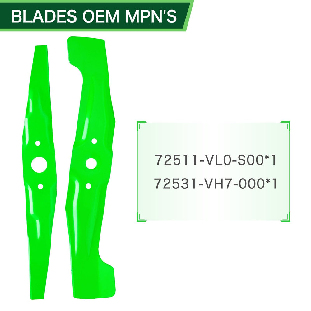 TENGMUJX side view of blades showing durable steel thickness for longer wear
