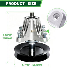 TENGMUJX close-up of spindle bearing area highlighting durability advantage