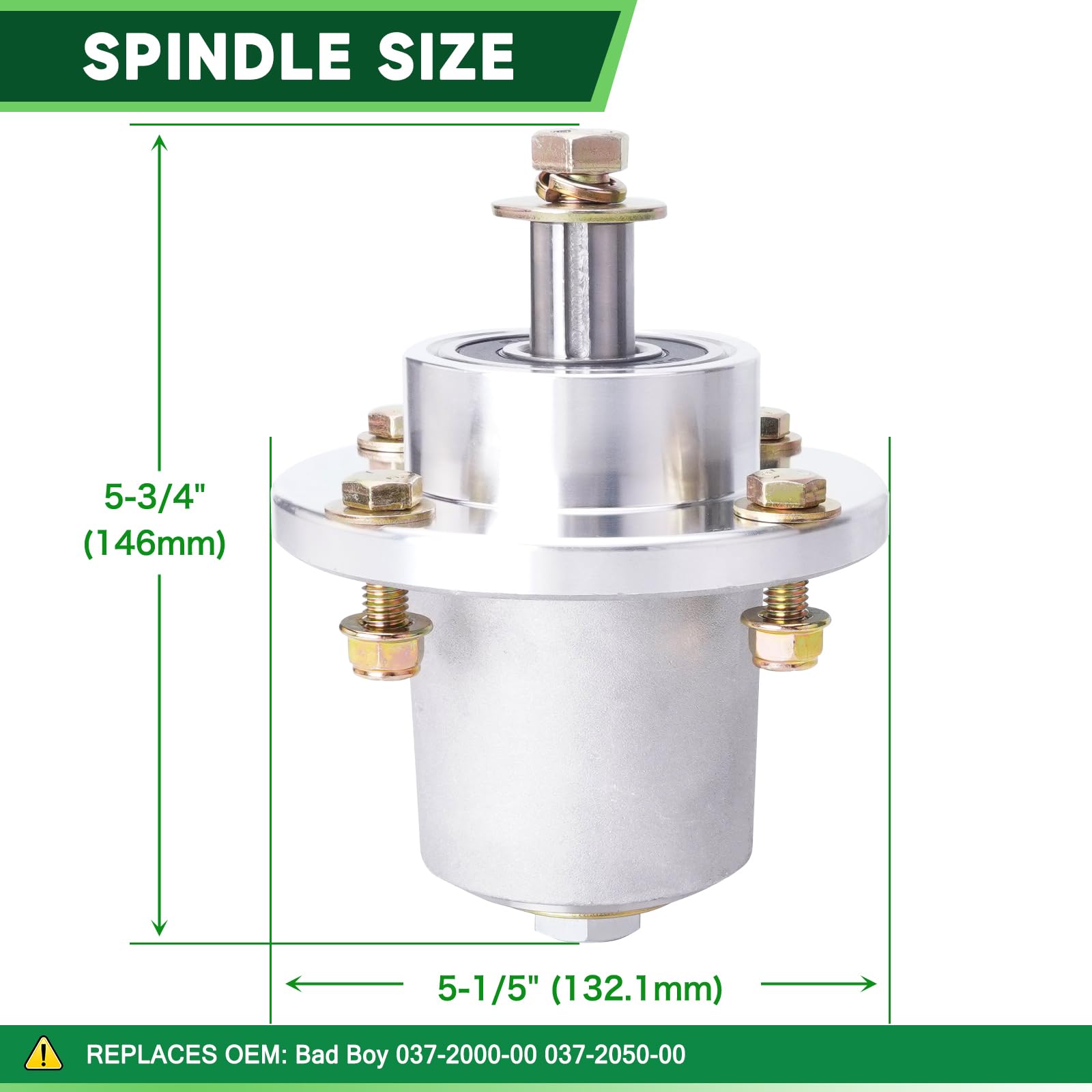 TENGMUJX close-up of spindle housing highlighting corrosion-resistant aluminum advantage