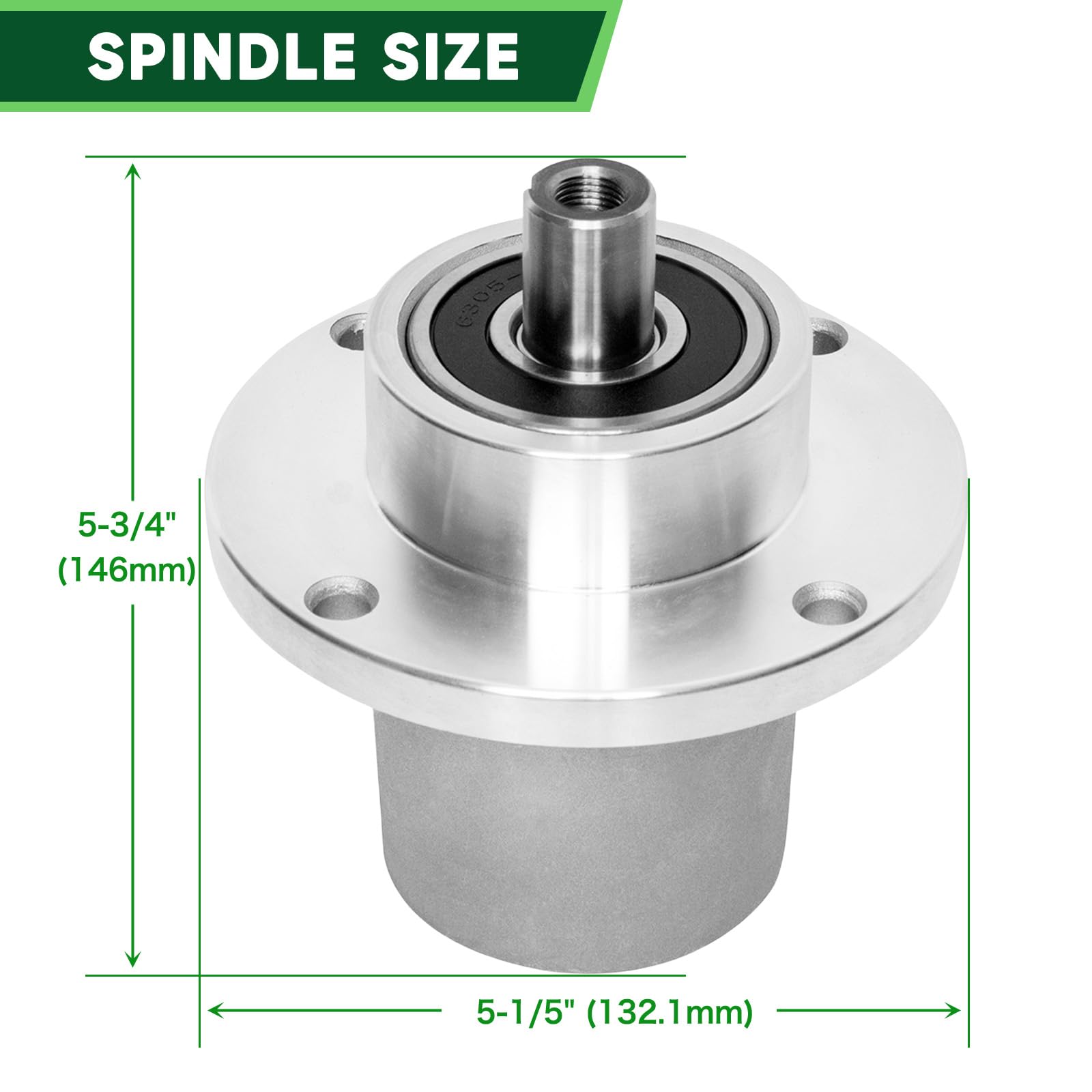 TENGMUJX close-up of spindle hub detail highlighting precise machining benefit