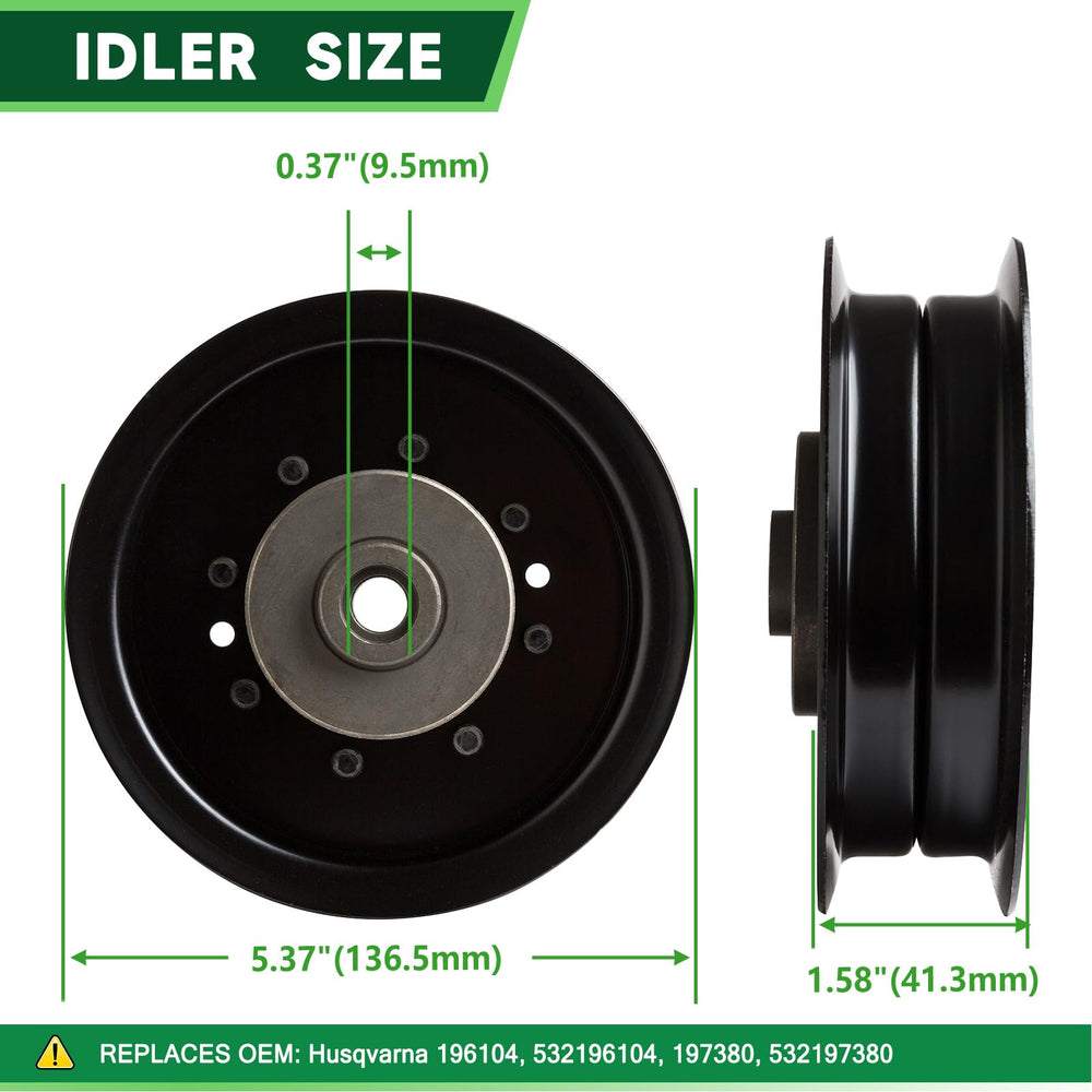 TENGMUJX deck belt flat lay showing ribs and profile for reliable power transfer