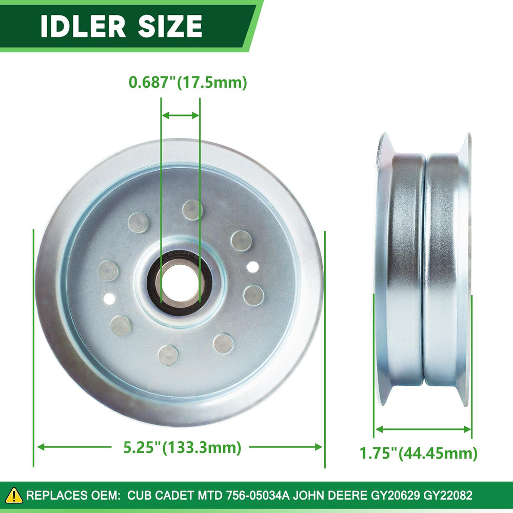 TENGMUJX deck belt laid flat showing correct profile for reliable power transfer