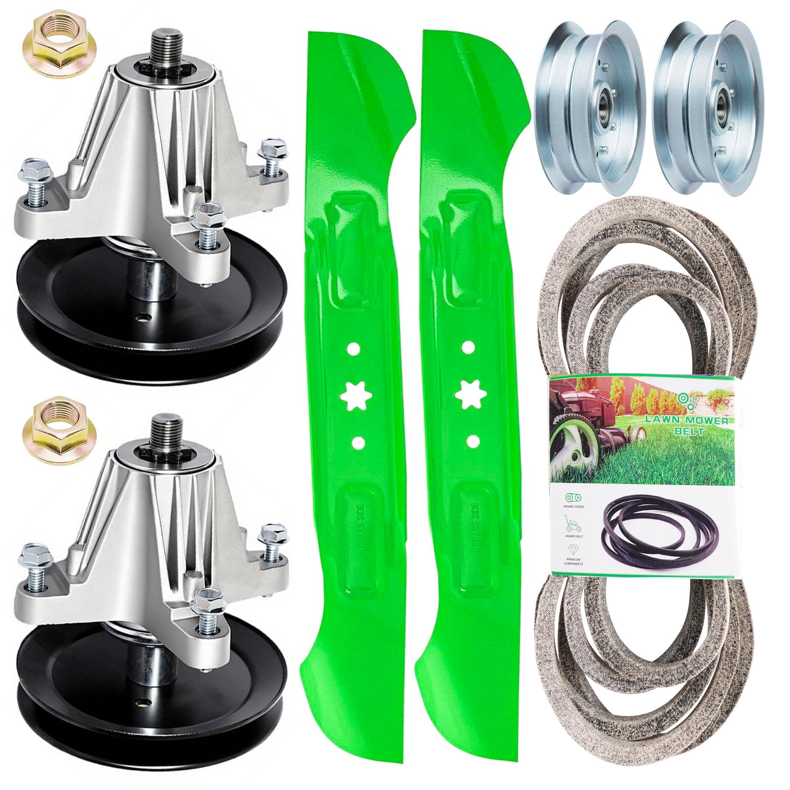 TENGMUJX front packaging showing full 46-inch deck rebuild kit benefits