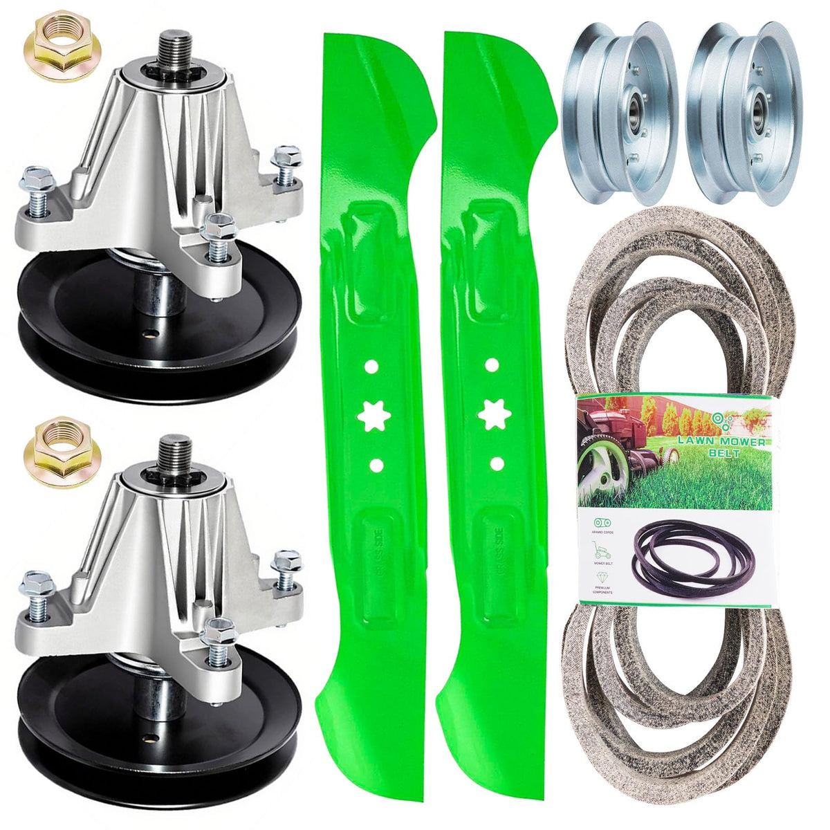 TENGMUJX front packaging showing full 46-inch deck rebuild kit benefits