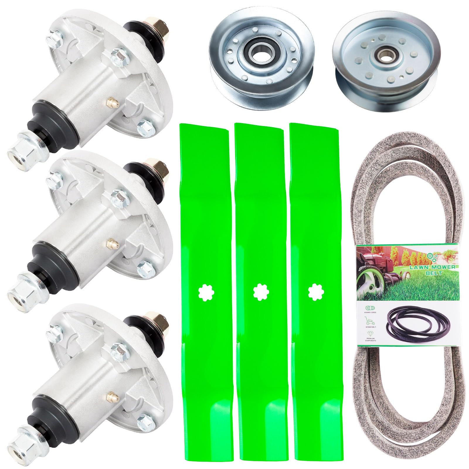 TENGMUJX front packaging showing full 48-inch deck rebuild kit and convenience
