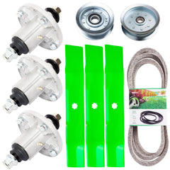 TENGMUJX front packaging showing full 48-inch deck rebuild kit and convenience