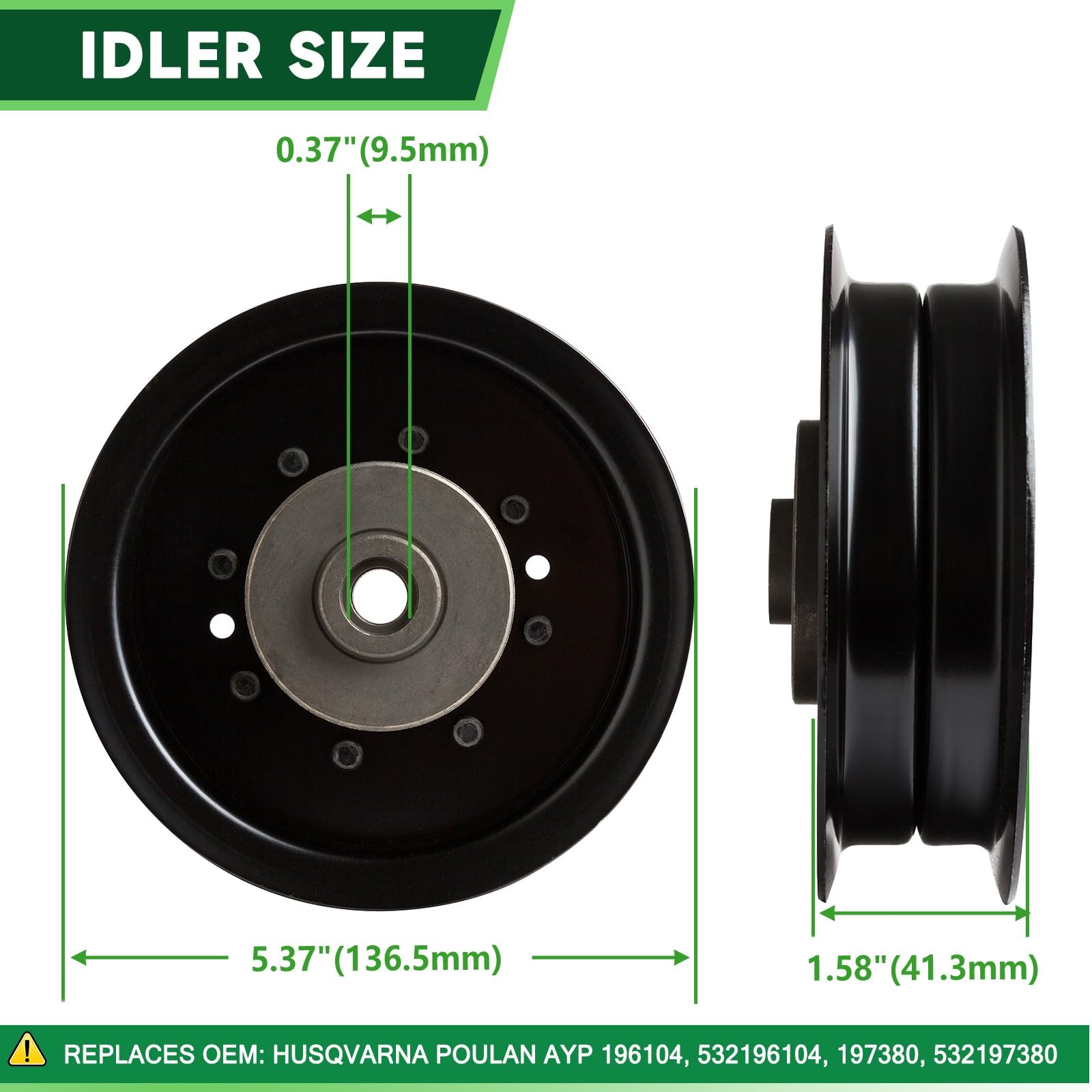 TENGMUJX deck wheels grouped to protect deck and maintain height