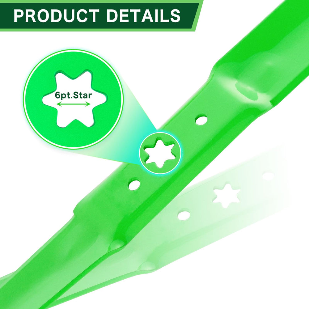 TENGMUJX sharp edge profile detail showing quality finish for cleaner grass cuts