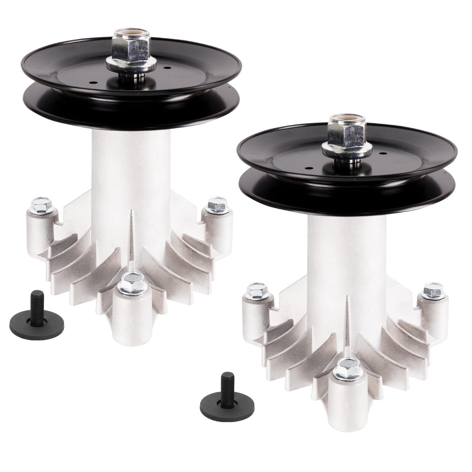 TENGMUJX front assembled spindle and pulley showing durable fit