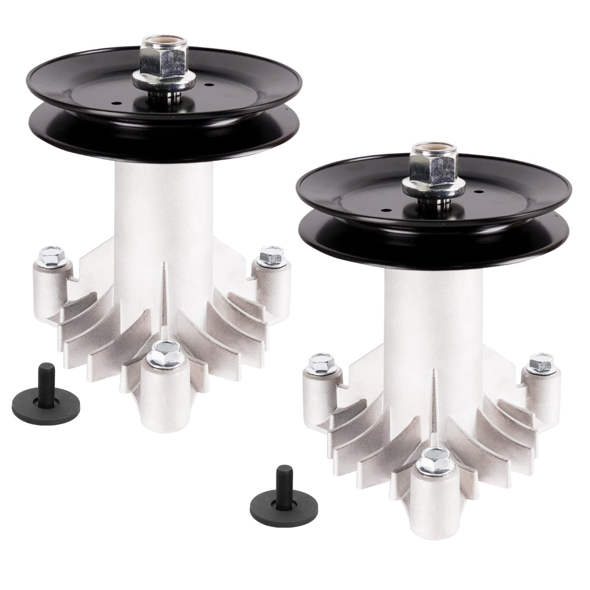 TENGMUJX front assembled spindle and pulley showing durable fit