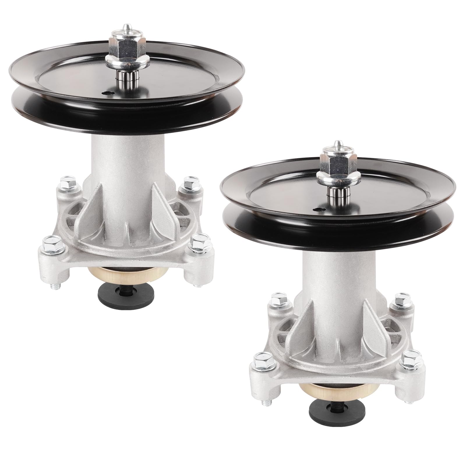 TENGMUJX front view of two assembled spindles showing alignment and fit