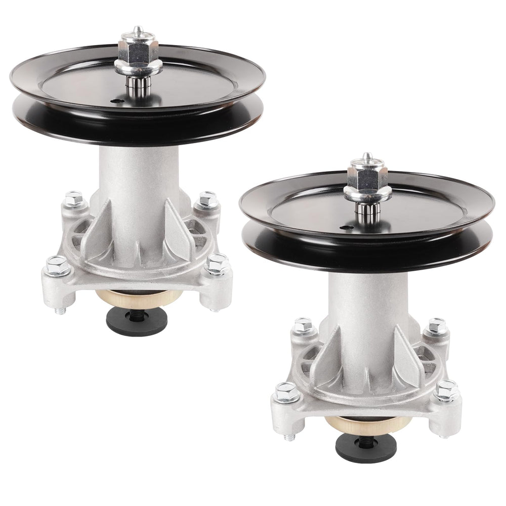 TENGMUJX front view of two assembled spindles showing alignment and fit
