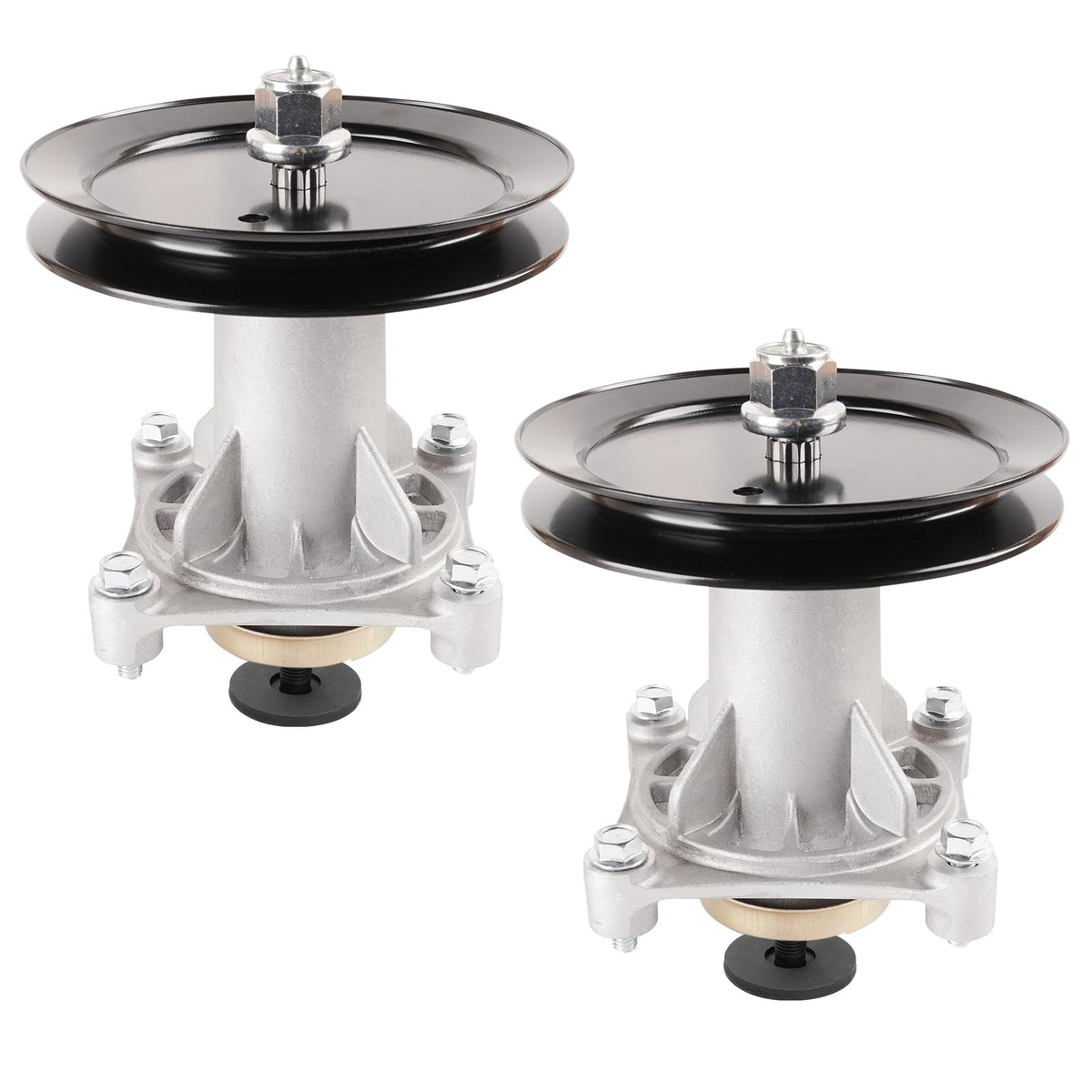 TENGMUJX front view of two assembled spindles showing alignment and fit